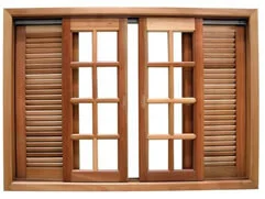 Janela de Madeira de Correr