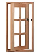 Janela de Madeira Pivotante