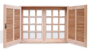 Janela de Madeira Veneziana