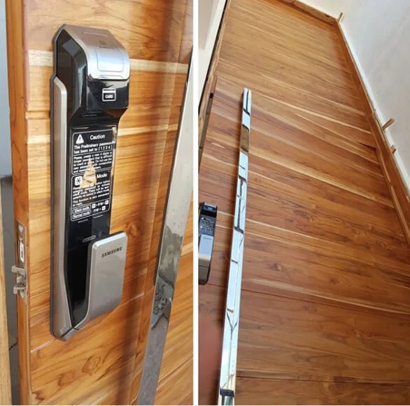 Fechadura Biométrica para porta pivotante