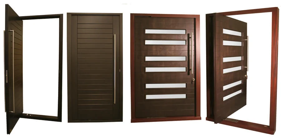 Tamanhos de Porta Pivotante