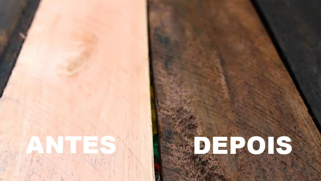 Envelhecimento de Madeira de Demolição