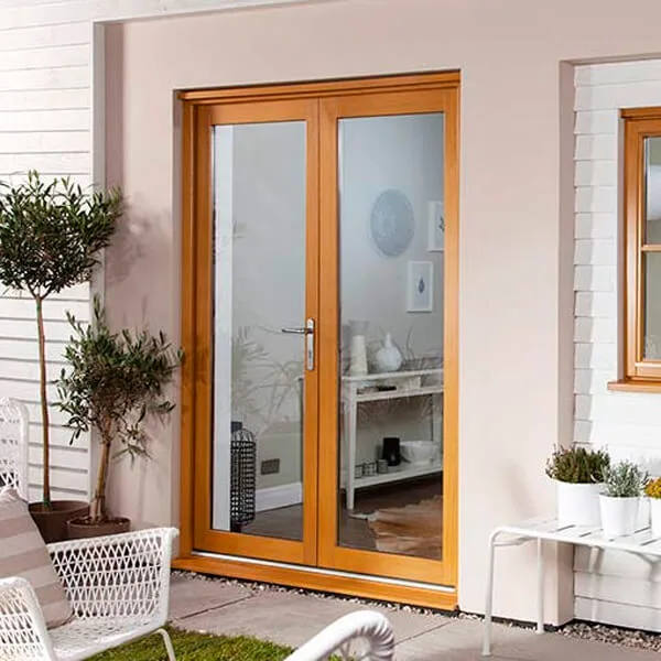 Porta Francesa com vidro Panorâmico