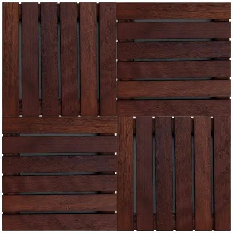 Deck Modular de Madeira Imbuia