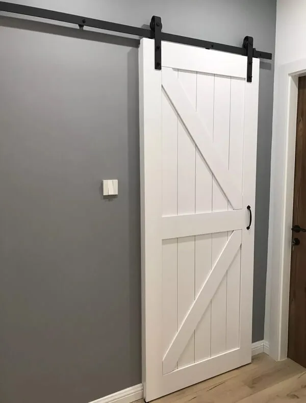 Porta Celeiro Branca