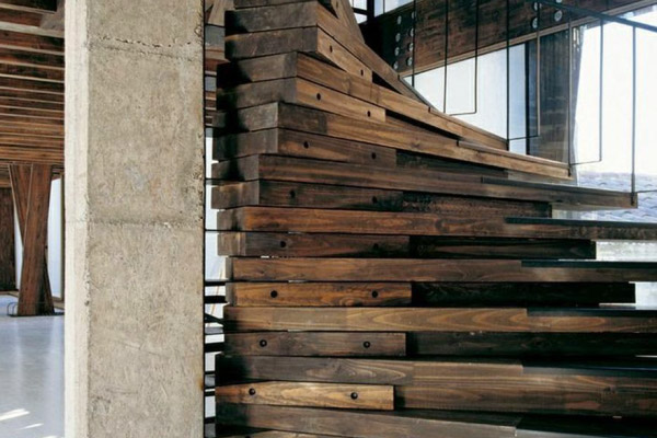 escadas isoladas de madeira e pedra dos desenhos animados, escada de  madeira e escada. lances de escada modernos sem corrimãos, degraus de  madeira decorativos e degraus de pedra, objetos de interior de